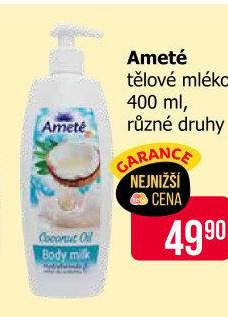 Tělové mléko Ameté