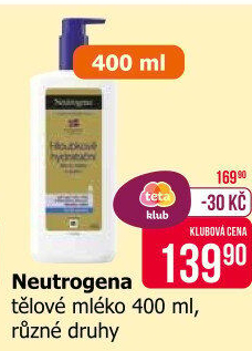 Tělové mléko Neutrogena