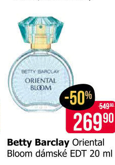 Toaletní voda dámská Oriental Bloom Betty Barclay