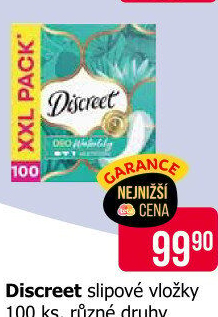 Vložky dámské slipové Discreet