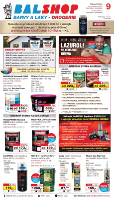 akční leták Barvy a laky drogerie 20.7.2024-9.8.2024
