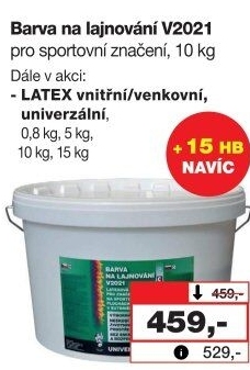 Barva na lajnování Barvy a laky Hostivař