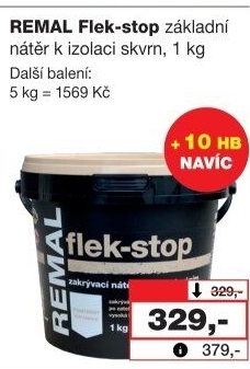 Izolační nátěr Flek - stop Remal
