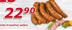 Farmářská klobása Maso uzeniny Písek
