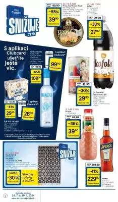 akční leták Tesco 24.7.2024-30.7.2024