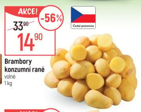 Brambory konzumní rané