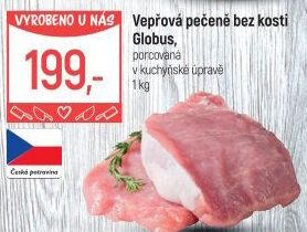Vepřová pečeně bez kosti Globus