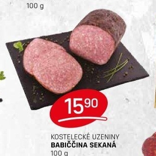 Sekaná babiččina Kostelecké uzeniny