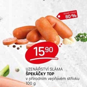 Špekáčky Top Sláma