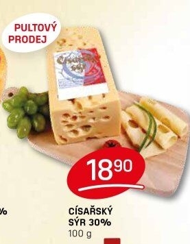 Sýr Císářský 30% Madeta