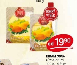 Sýr Eidam 30% Dobrý Výběr