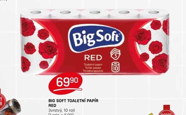 Toaletní papír 3vrstvý Big Soft