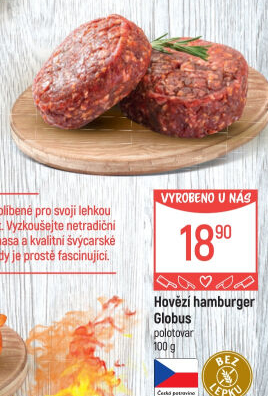 Hovězí hamburger Globus