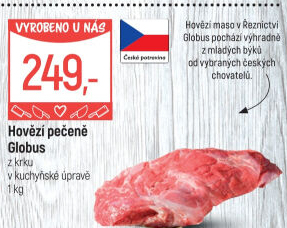 Hovězí pečeně z krku Globus