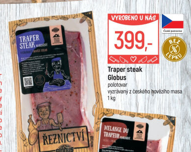 Hovězí steak traper Globus