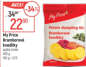 Knedlíky bramborové v prášku Korrekt
