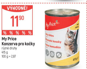 Konzerva pro kočky My Price