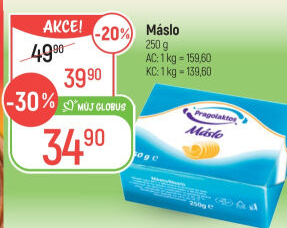 Máslo Mlékárna Pragolaktos