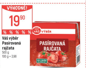 Pasírovaná rajčata Váš Výběr
