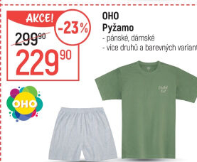 Pyžamo pánské OHO