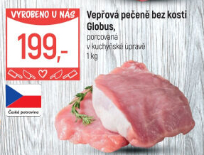 Vepřová pečeně bez kosti Globus