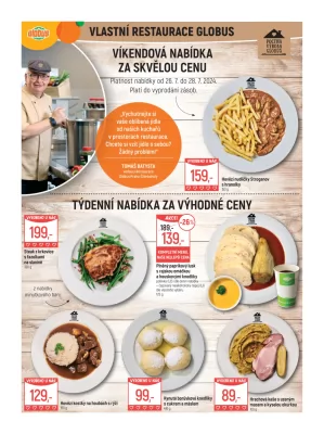 akční leták Globus 24.7.2024-30.7.2024