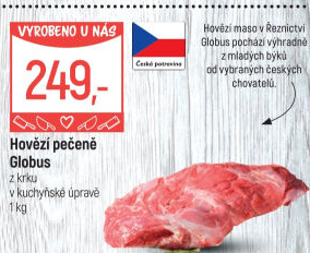 Hovězí pečeně z krku Globus