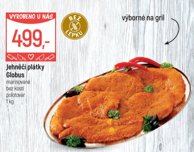Jehněčí plátky marinované Globus