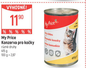 Konzerva pro kočky My Price