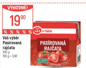 Pasírovaná rajčata Váš Výběr