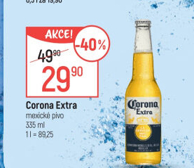 Pivo světlý ležák Corona Extra