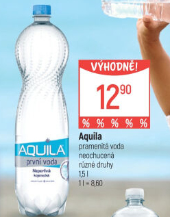 Přírodní voda Aquila Aqualinea