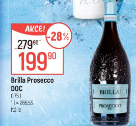 Prosecco Extra Dry DOC Brilla