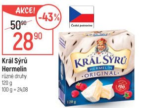 Sýr Hermelín Král sýrů