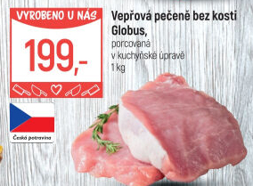 Vepřová pečeně bez kosti Globus