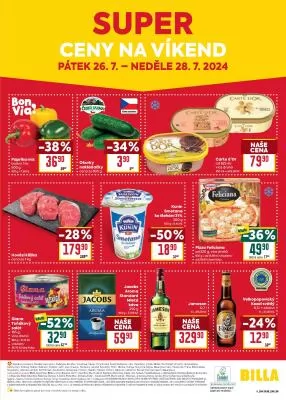 akční leták BILLA 24.7.2024-30.7.2024