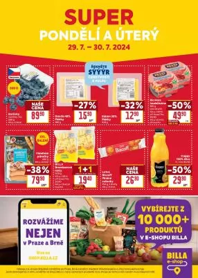 akční leták BILLA 24.7.2024-30.7.2024
