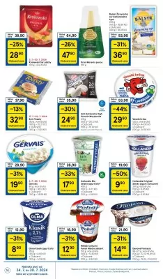akční leták Tesco 24.7.2024-30.7.2024