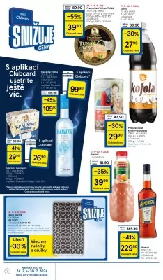 akční leták Tesco 24.7.2024-30.7.2024