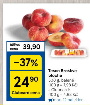Broskve Paraquayo Tesco