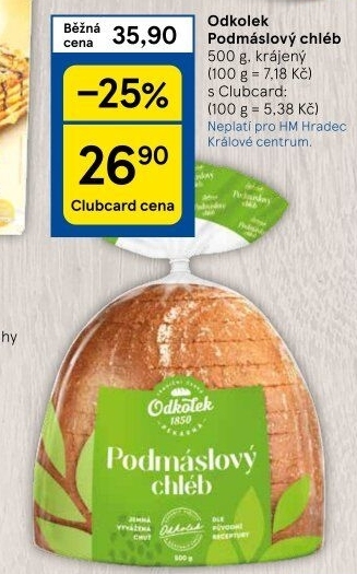 Chléb podmáslový Odkolek