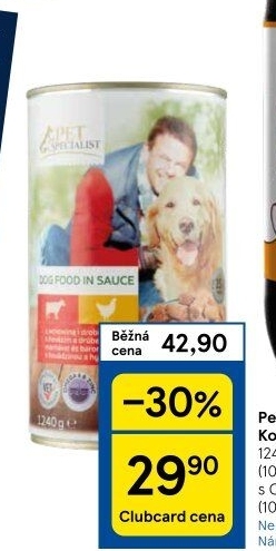 Konzerva pro psy Pet Specialist