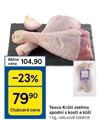 Krůtí stehna Tesco