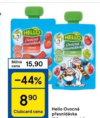Ovocná kapsička Hello
