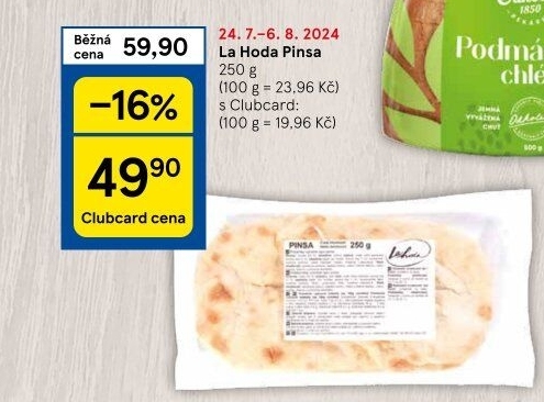 Pečivo pinsa La Hoda