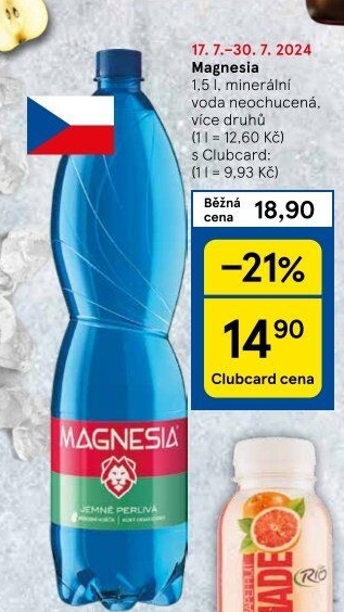 Přírodní voda Magnesia