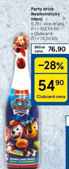 Sekt nealkoholický dětský Party Drink