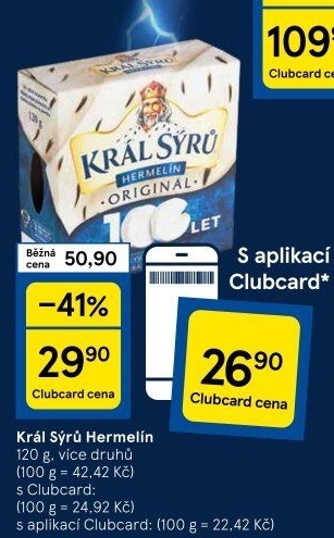 Sýr Hermelín Král sýrů