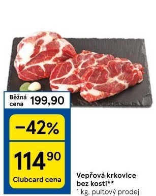 Vepřová krkovice bez kosti