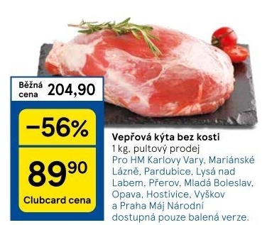 Vepřová kýta bez kosti